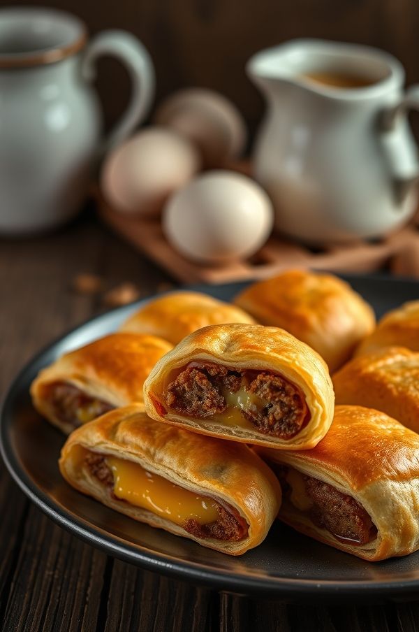 Delicious Sausage, Egg, & Cheese Breakfast Rolls Recipe