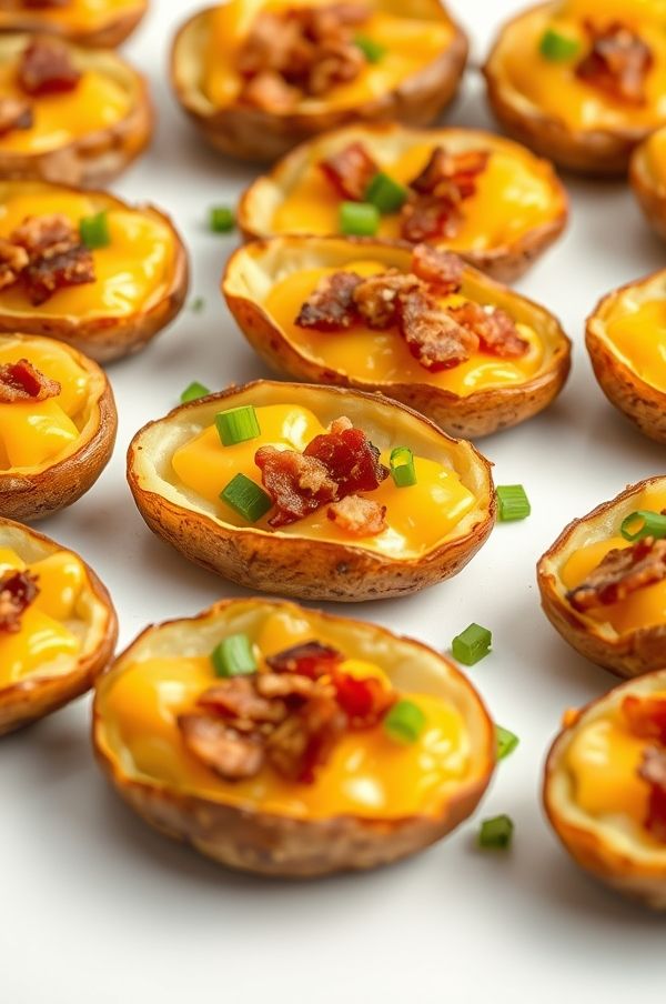 Crispy Oven Baked Potato Skins Recipe